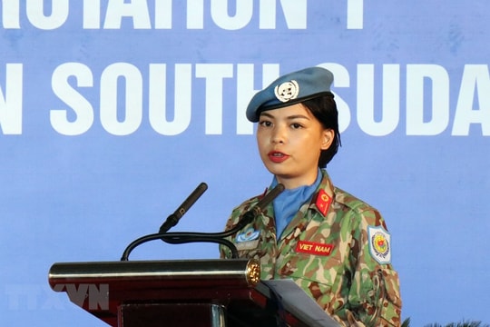 Ngắm những “bóng hồng” Việt Nam tham gia Lực lượng gìn giữ hòa bình LHQ ở Sudan
