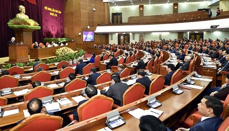 Ngày làm việc đầu tiên của Hội nghị Trung ương 8