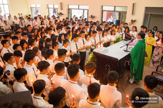 Thánh lễ chào đón tân sinh viên, tân thành viên Cộng đoàn GP Vinh tại Hà Nội