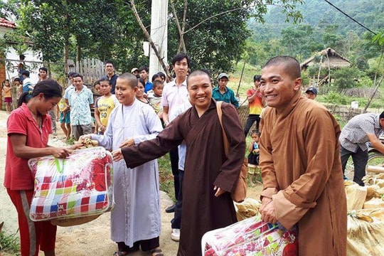 Mái chùa lan tỏa yêu thương