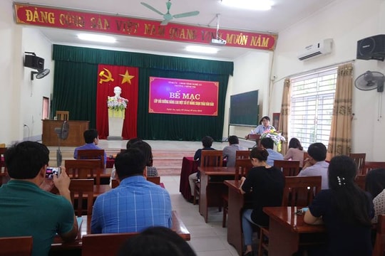 Tập huấn công tác văn phòng cho 34 cán bộ cấp tỉnh