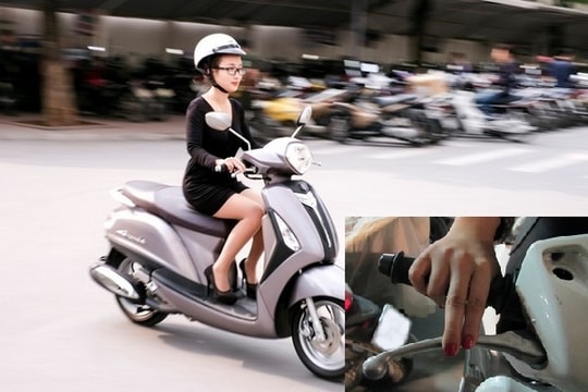 Vừa ga vừa phanh khi đi xe máy - thói quen tai hại