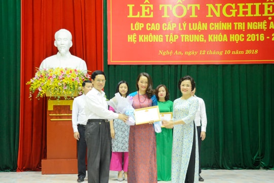 92 học viên Nghệ An tốt nghiệp cao cấp lý luận chính trị