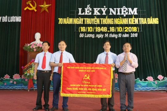 Đô Lương kỷ niệm 70 năm ngày truyền thống ngành Kiểm tra Đảng