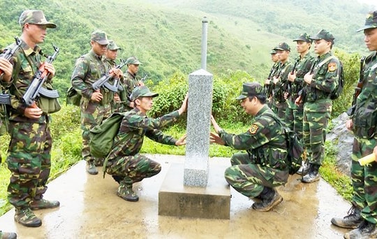 Cần sớm khắc phục các cột mốc biên giới bị cuốn trôi, sạt lở