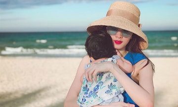 Hoa hậu Đặng Thu Thảo bức xúc vì ảnh hai mẹ con bị lợi dụng quảng cáo