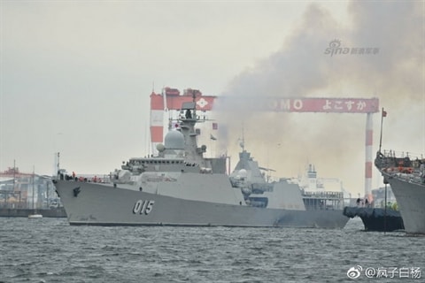 Tàu Trần Hưng Đạo của Việt Nam tới Trung Quốc diễn tập đa phương