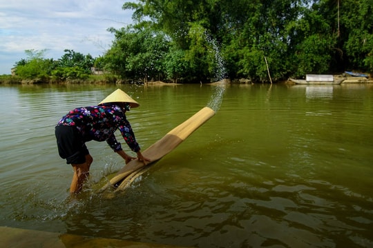 Thân thương bóng mẹ trên bến quê