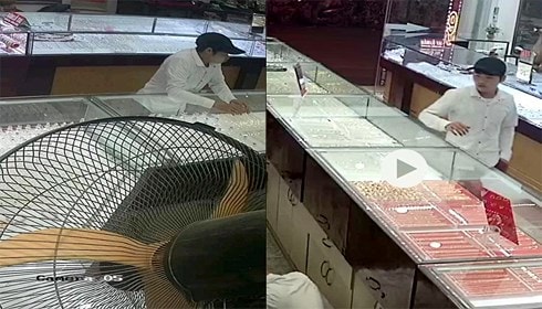 Vờ hỏi mua hàng, thanh niên cướp 4,7 chỉ vàng lên xe máy tẩu thoát
