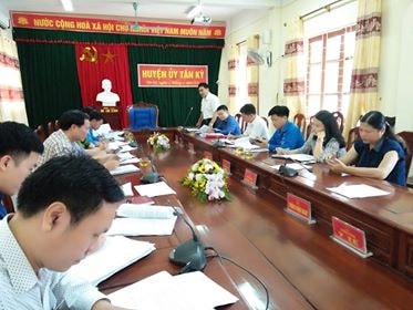 Kiểm tra công tác dân vận chính quyền tại huyện Tân Kỳ
