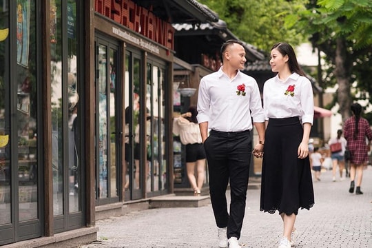 Bộ ảnh cưới ngọt ngào của cựu đội trưởng SLNA Nguyễn Trọng Hoàng