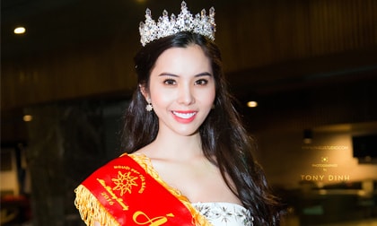 Cô gái Đồng Tháp đăng quang Hoa hậu Du lịch Thế giới