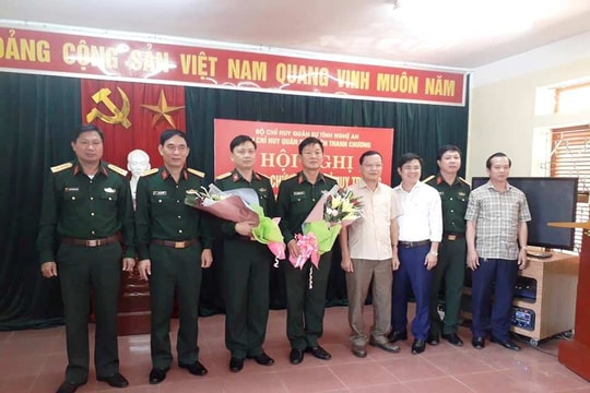 Thanh Chương có tân Chỉ huy trưởng Ban CHQS huyện