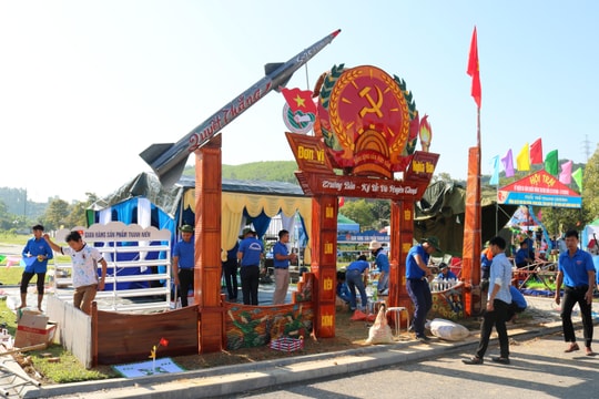 Sôi nổi Hội trại Tuổi trẻ Nghệ An kỷ niệm 50 năm chiến thắng Truông Bồn