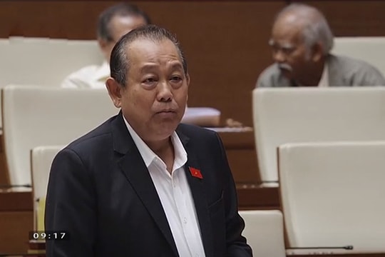 Chính phủ sẽ quy định cụ thể vấn đề từ chức