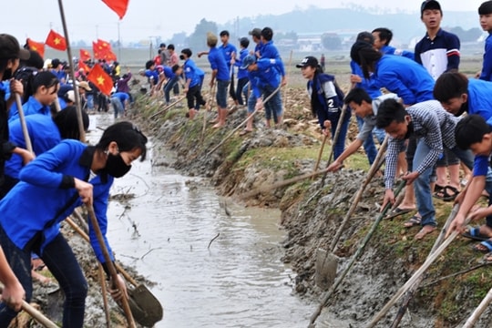 Thanh Chương huy động hơn 20.000 ngày công ra quân làm thủy lợi