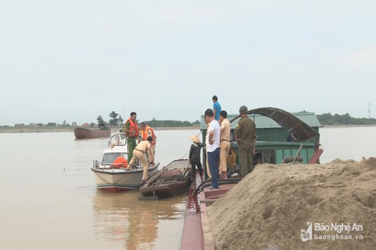 Nghệ An: Đẩy nhanh tiến độ cấp giấy phép hoạt động kinh doanh cát sỏi