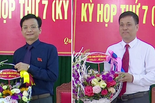 Quỳnh Lưu có tân Chủ tịch HĐND và UBND huyện