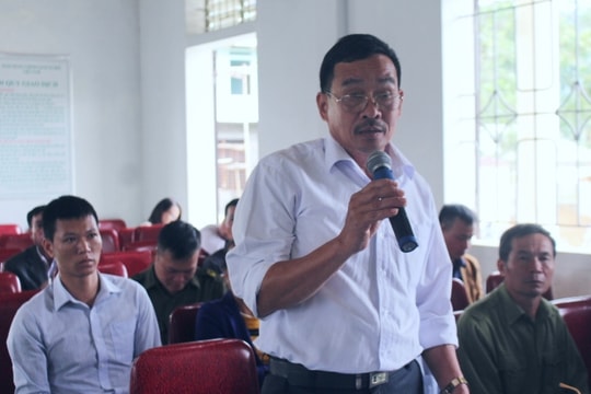 Cử tri Quỳ Hợp đề nghị tăng cường xử lý xe quá khổ quá tải 