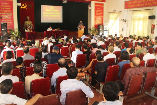 Cử tri phường Lê Lợi bức xúc vì quy hoạch treo, chia lô bán nền dự án