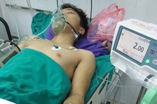 Nam thanh niên Nghệ An bị thang máy cán nát chân khi cứu bé trai 5 tuổi 