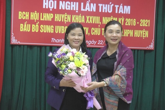 Huyện Thanh Chương có Chủ tịch Hội Liên hiệp phụ nữ mới
