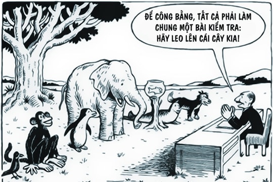 Dạy cá trèo cây