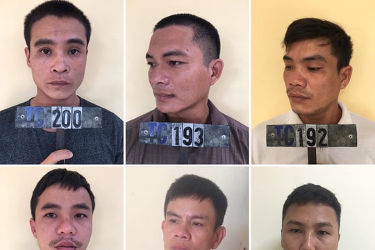 Nghệ An: Khởi tố 6 đối tượng gây ra 16 vụ trộm cắp tài sản liên huyện