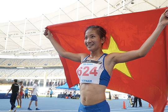 Nữ VĐV điền kinh phá kỷ lục đại hội thể thao toàn quốc