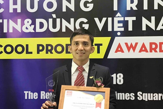 TH true MILK nhận giải thưởng “Tin và Dùng  Việt Nam” 2018 cho “Thương hiệu có tâm”