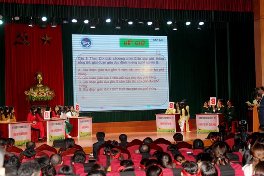 Trường Đại học Vinh hào hứng với cuộc thi chung kết nghiệp vụ sư phạm