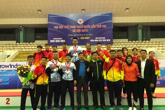 Đoàn Nghệ An xếp thứ hạng 19/65 đoàn tại Đại hội Thể thao toàn quốc lần thứ VIII