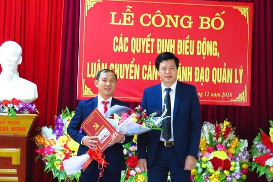 Huyện Con Cuông điều động, luân chuyển, bổ nhiệm 5 cán bộ