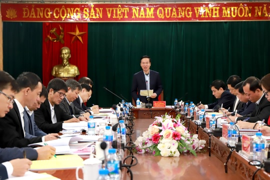 Đồng chí Võ Văn Thưởng kiểm tra, đôn đốc công tác phòng, chống tham nhũng tại Nghệ An