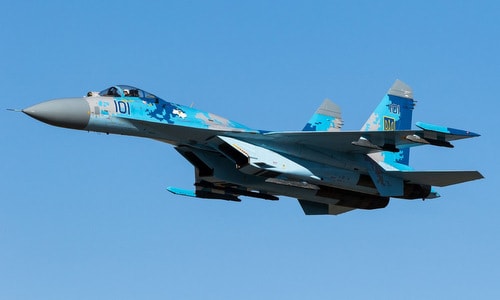 Tiêm kích Su-27 Ukraine lại rơi, phi công thiệt mạng