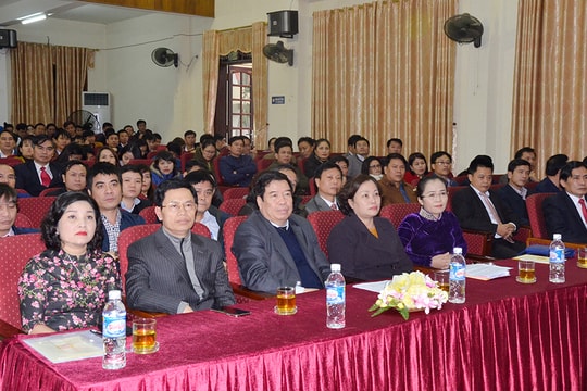 Nghệ An: Khai giảng các lớp cao cấp chính trị hệ không tập trung, khóa học 2018 - 2020