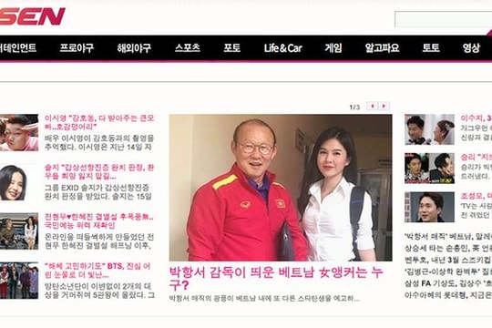 MC theo chân HLV Park Hang-seo được cư dân mạng Hàn “săn lùng” là ai?