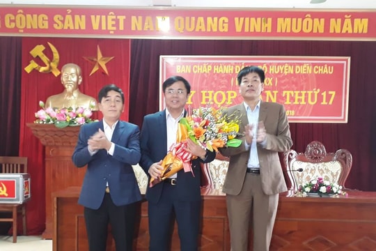 Diễn Châu bầu chức danh Phó Bí thư Thường trực Huyện ủy