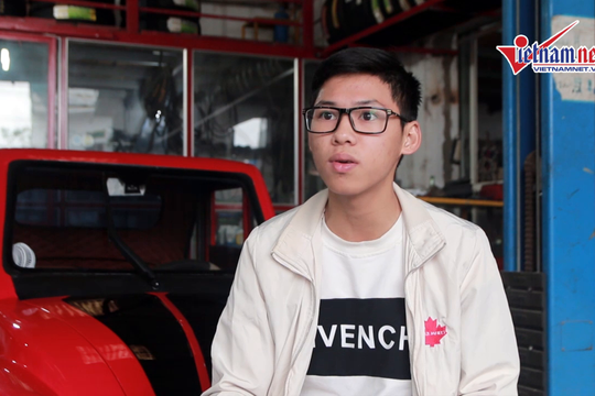 Nam sinh lớp 11 chế tạo ôtô chạy bằng năng lượng mặt trời