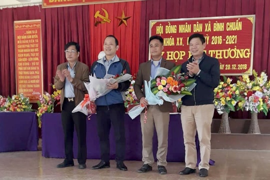 Tân Chủ tịch, Phó Chủ tịch UBND xã Bình Chuẩn (Con Cuông)