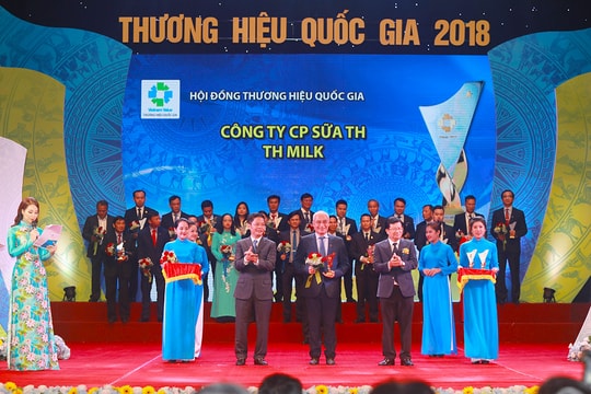 TH true Milk: Lần thứ 3 liên tiếp đạt “Thương hiệu Quốc gia”