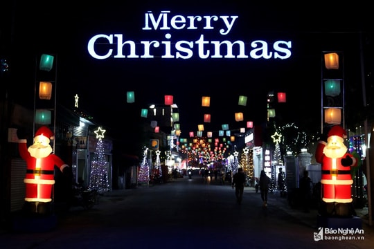 Những điểm đón Giáng sinh hấp dẫn ở Nghệ An
