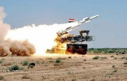 Syria tuyên bố đánh chặn tên lửa bay qua thủ đô Damascus