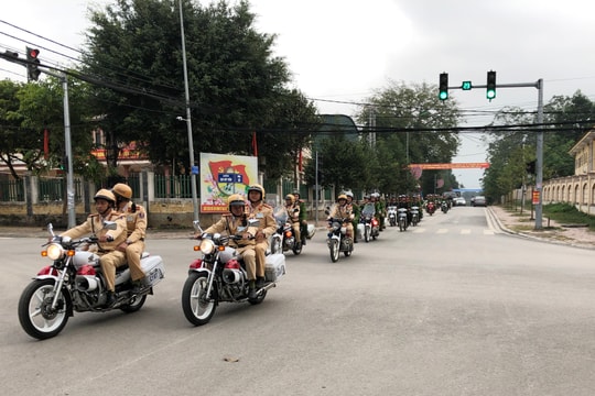 Các địa phương ra quân trấn áp tội phạm và đảm bảo ATGT dịp trước, trong và sau Tết