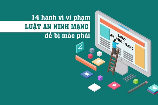Hành vi vi phạm luật An ninh mạng dễ mắc phải, kể từ 1.1.2019