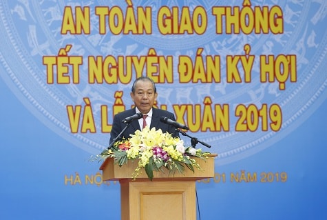 Phó Thủ tướng Thường trực phát động Năm An toàn giao thông 2019
