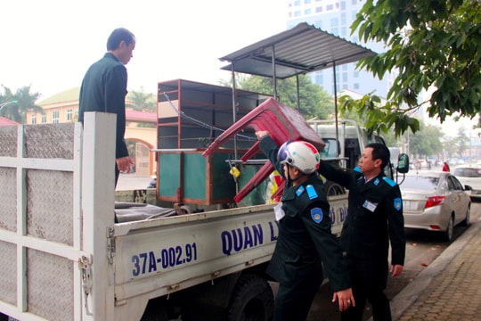 Thành phố Vinh: Sẽ dùng dữ liệu camera công cộng để xử lý tái lấn chiếm hành lang ATGT