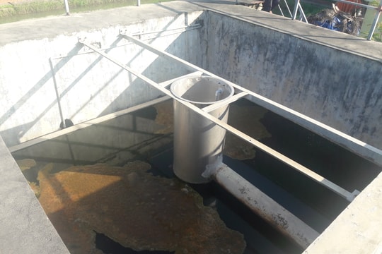 “Tắc” ở trạm xử lý nước thải tập trung CCN Tháp – Hồng – Kỷ