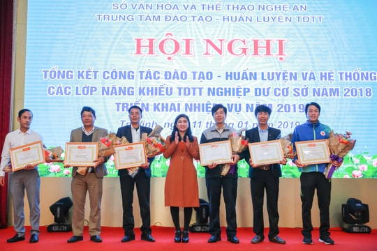 Nghệ An tuyển được 64 VĐV từ lớp năng khiếu nghiệp dư cơ sở