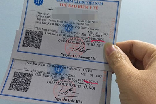 Đóng bảo hiểm y tế khác nhau, quyền lợi hưởng vẫn như nhau